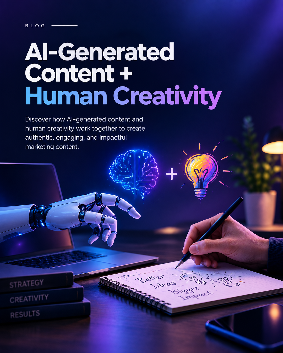 AI-Generated Content + Human Creativity