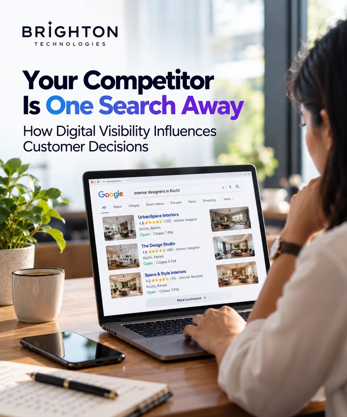 Your Competitor Is One Search Away: How Digital Visibility Influences Customer Decisions