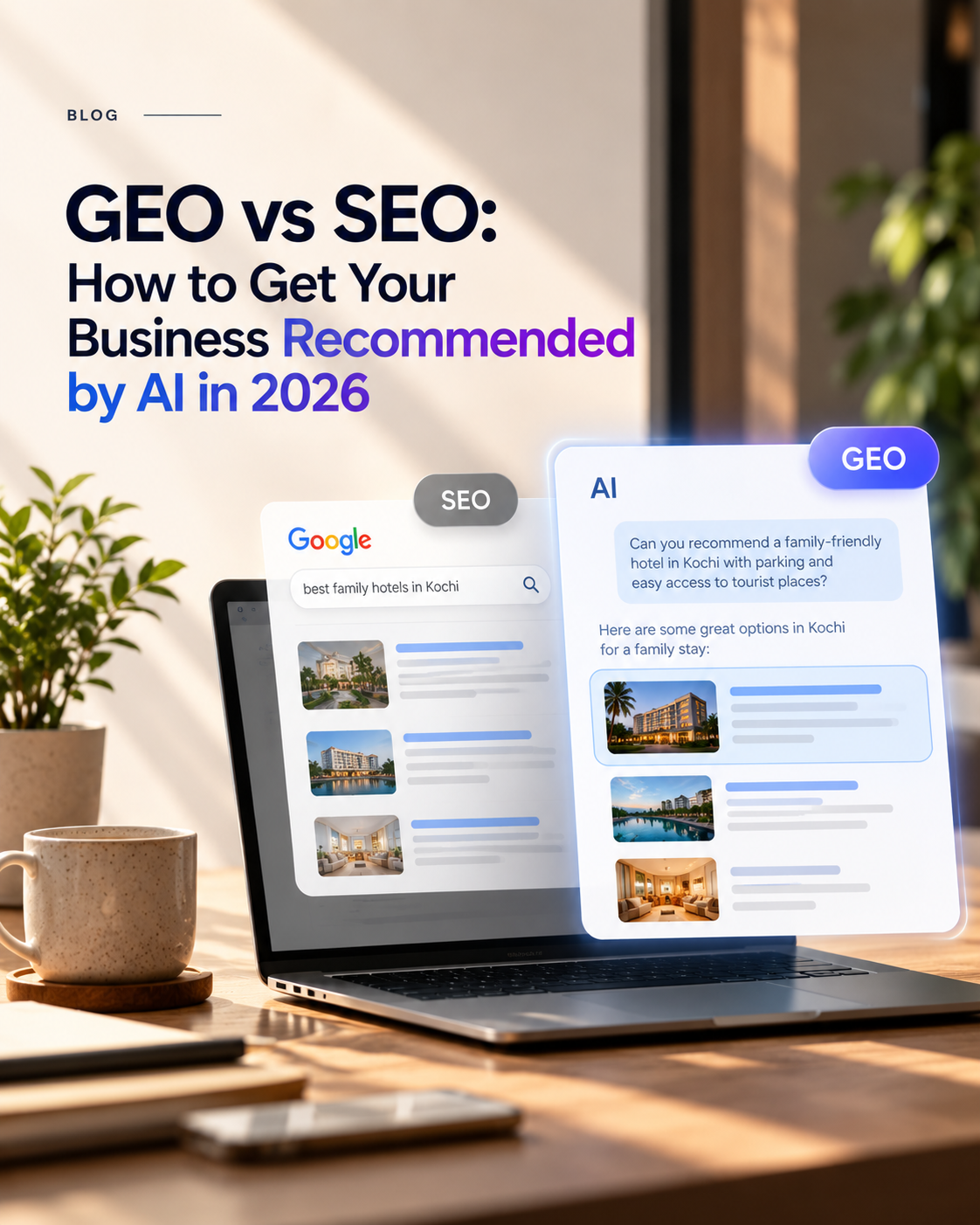 GEO vs SEO: How to Get Your Business Recommended by AI in 2026